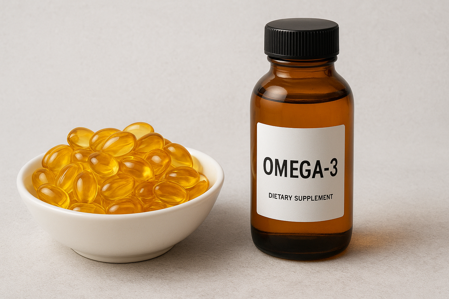 Hochwertige Omega 3 Kapseln und Flüssigpräparate