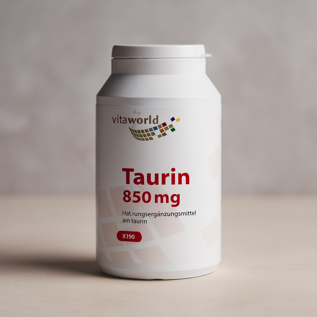 Vita World Taurin 850 mg – Kapseln (Produktbild)