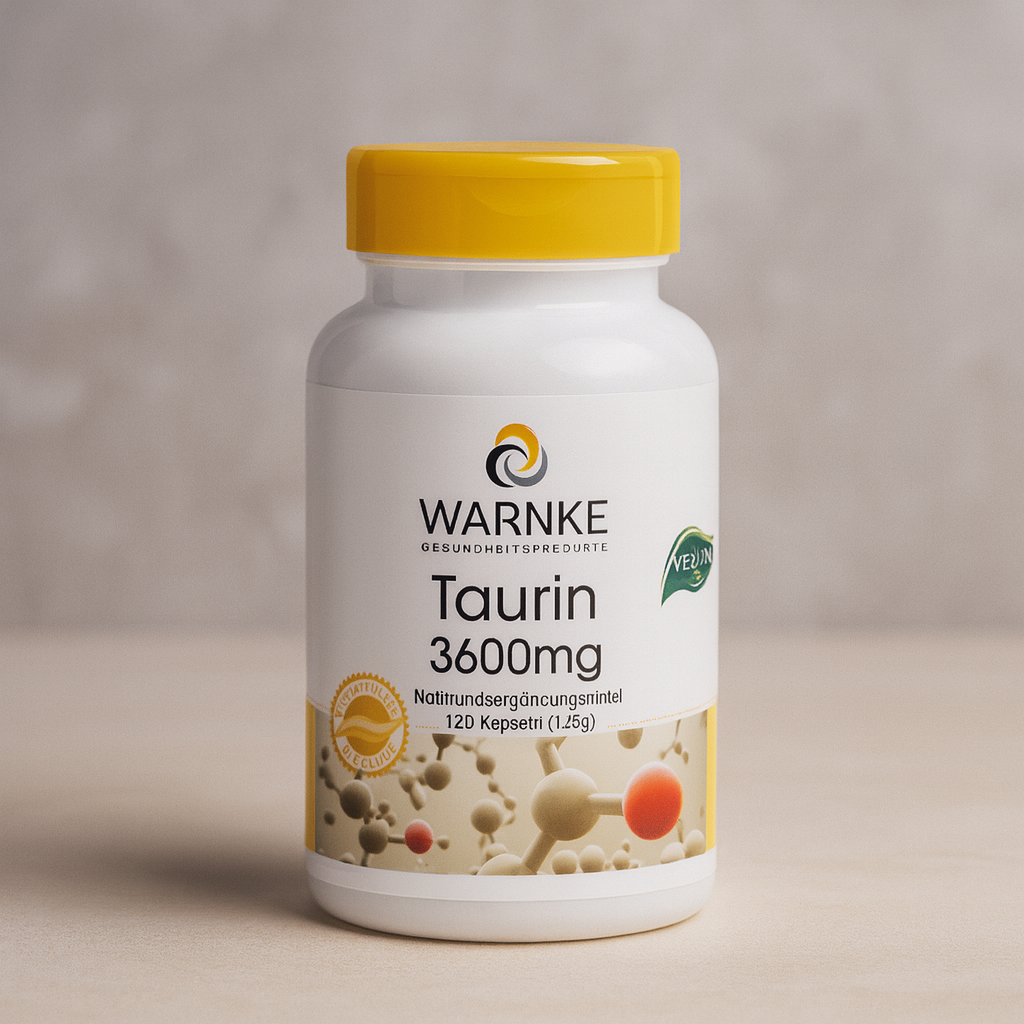 Warnke Gesundheit Taurin 3600mg – Kapseln (Produktbild)