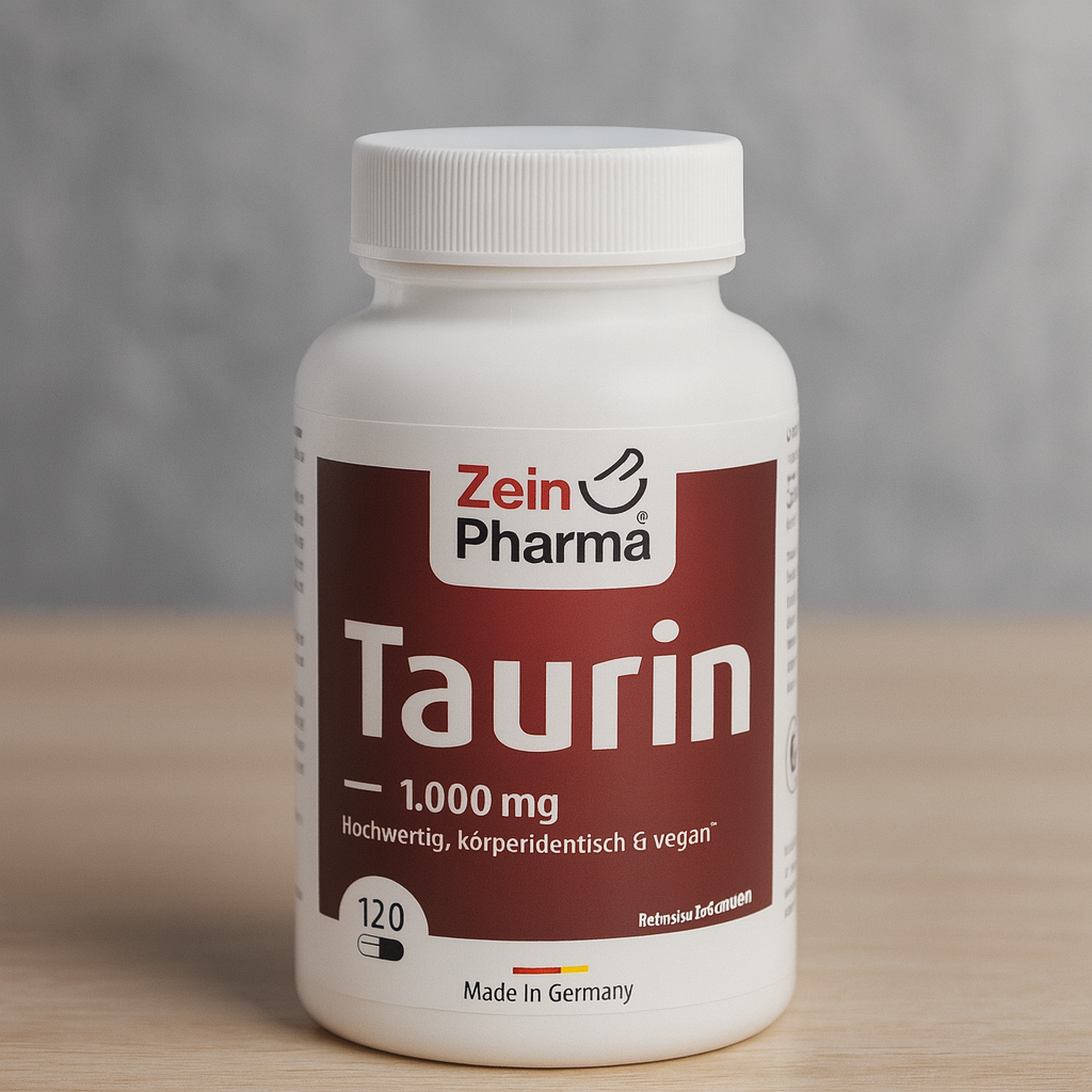 ZeinPharma Taurin 1000 mg – Kapseln (Produktbild)