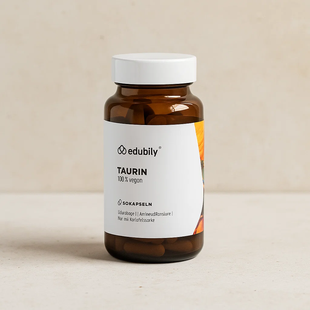 edubily Taurin – Kapseln (Produktbild)
