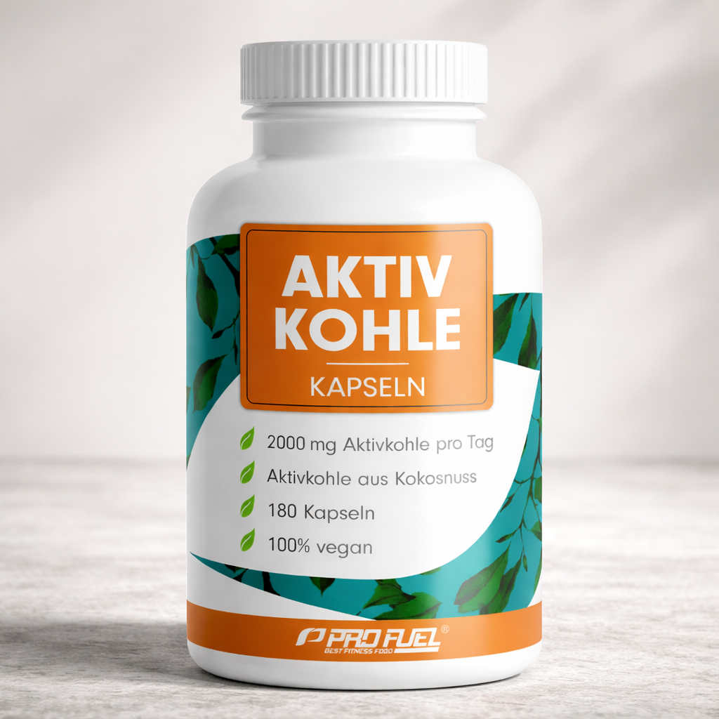 ProFuel Aktivkohle (Kokosnussschalen, 180 Kapseln) – Produktbild