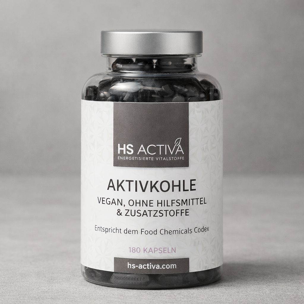 Blauer Planet Aktivkohle (FCC), 180 Kapseln – Produktbild