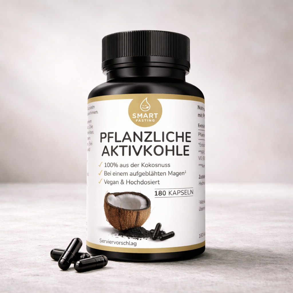 SmartFasting Pflanzliche Aktivkohle (Kokosnuss) – Produktbild