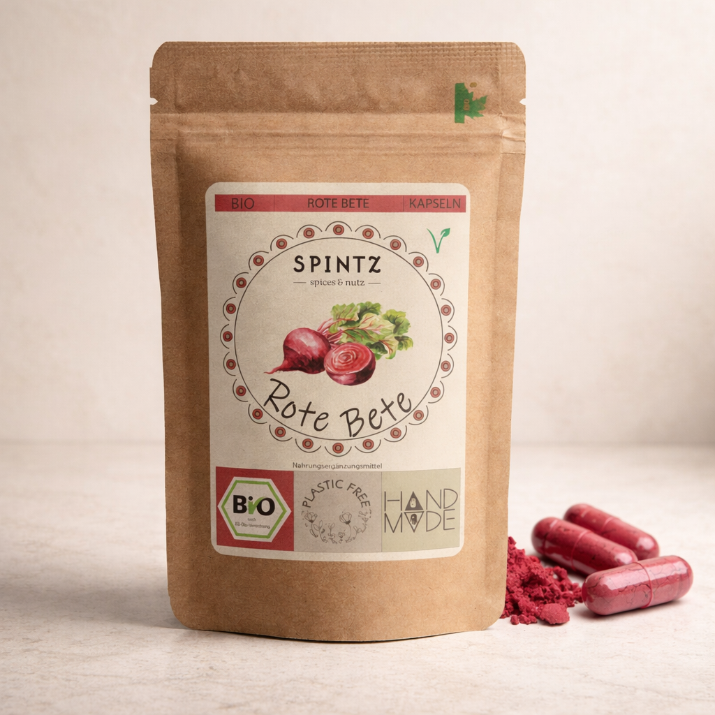 SPINTZ Bio Rote Bete Kapseln – Produktbild