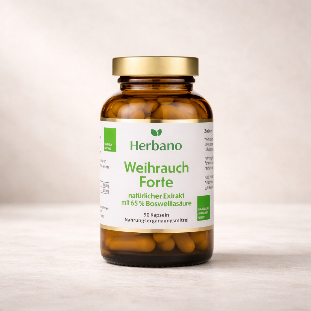 Herbano – Weihrauch Extrakt Kapseln – Produktbild