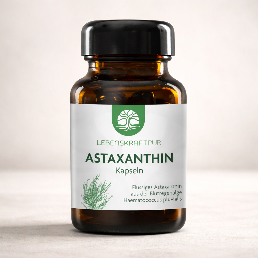 Lebenskraftpur Astaxanthin Kapseln (hochdosiert) – Produktbild