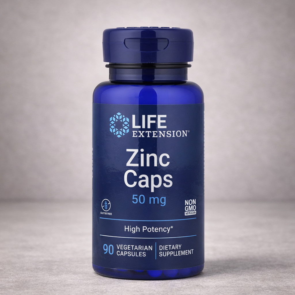 Life Extension Zinc Caps High Potency – Kapseln (Produktbild)