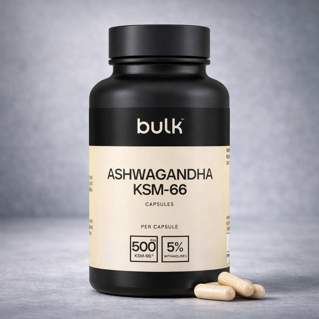 Bulk Ashwagandha Kapseln – Produktbild