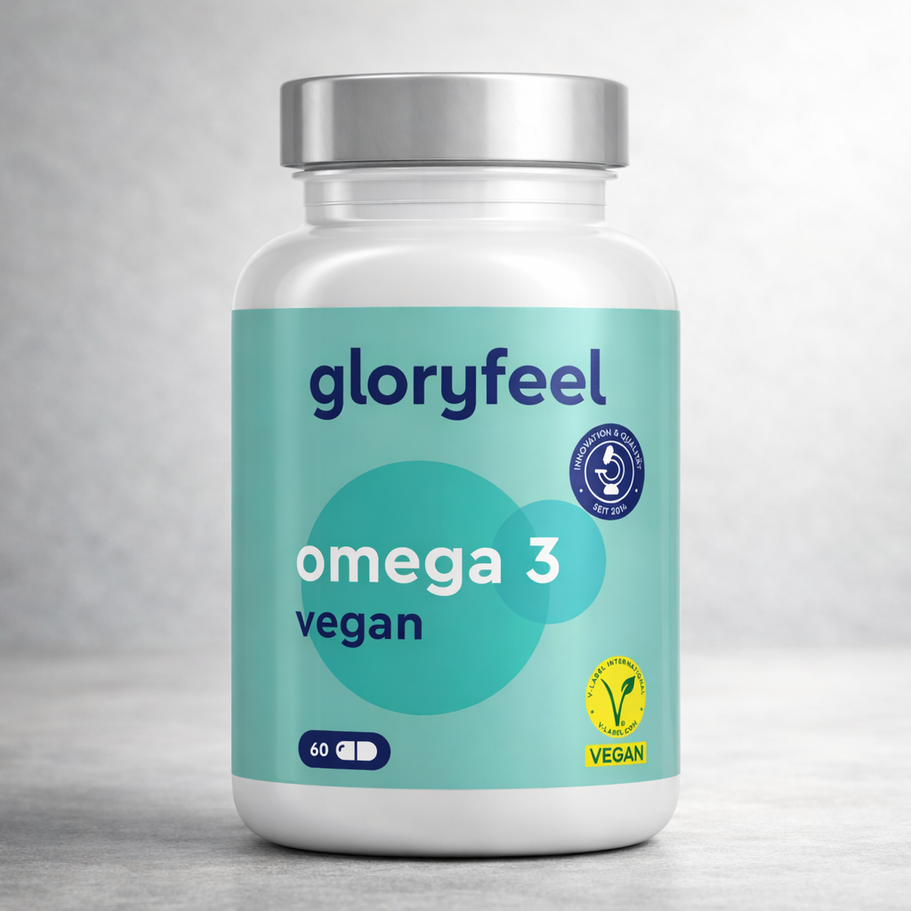 GloryFeel Omega-3 Kapseln Algenöl – Produktbild