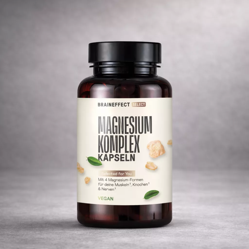 Brain Effect Magnesium – Kapseln (Produktbild)