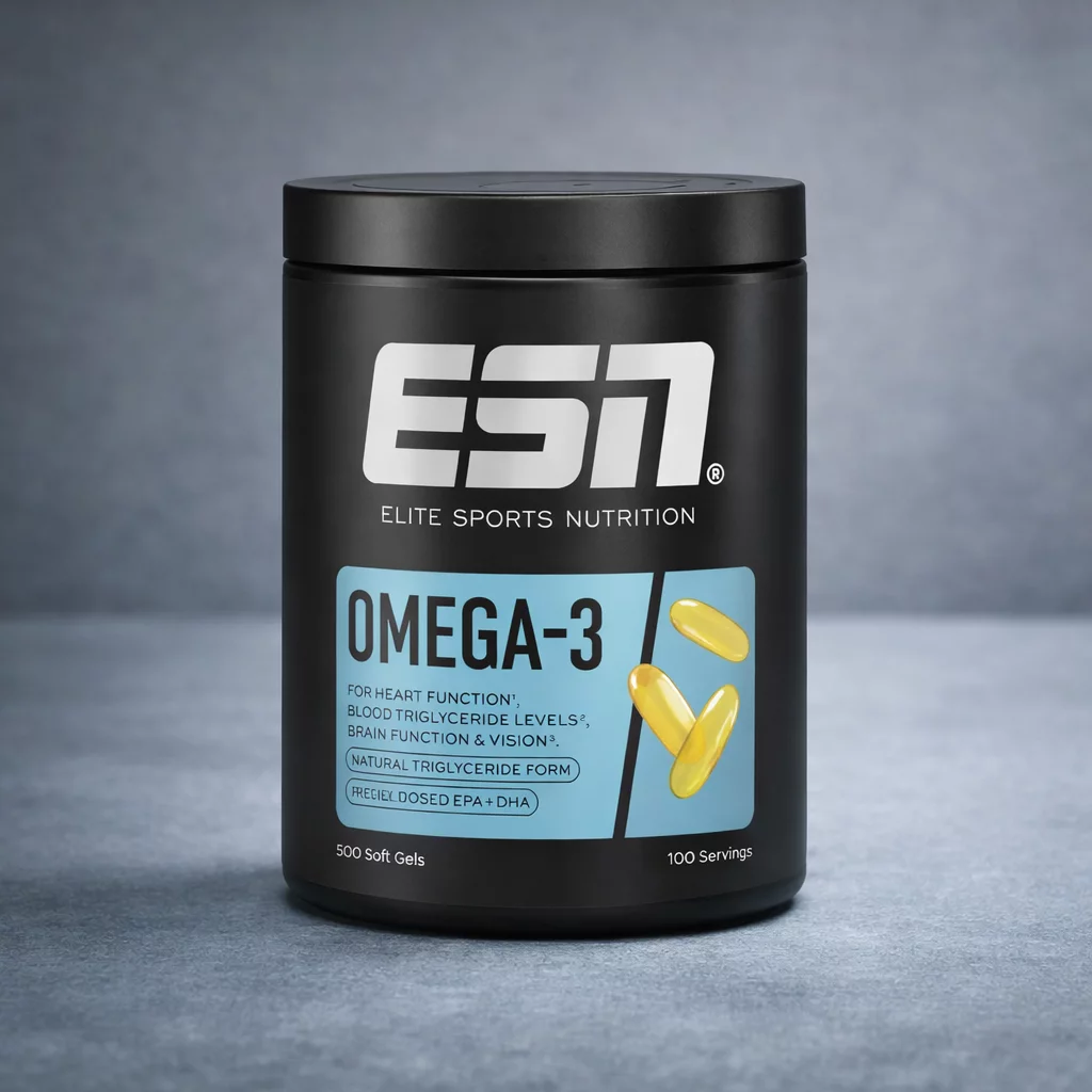 ESN Omega-3 – Fischöl-Kapseln (Produktbild)
