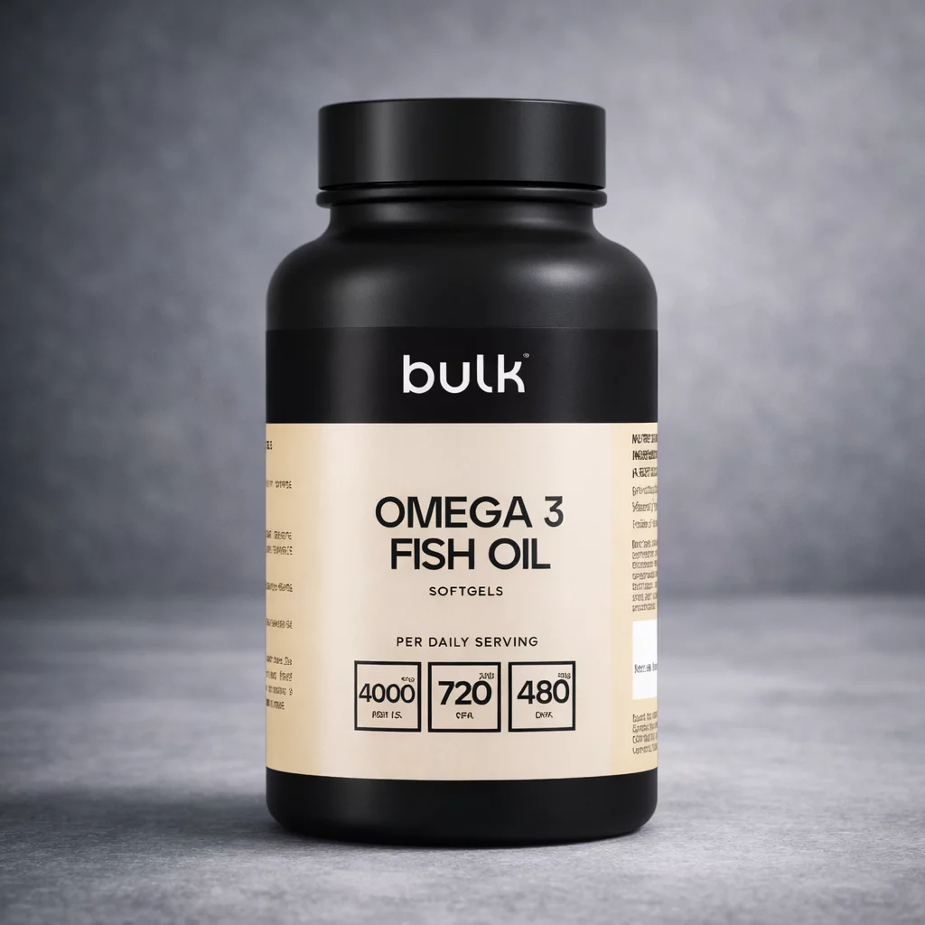 Bulk Omega-3 Fish Oil – Softgels (Produktbild)