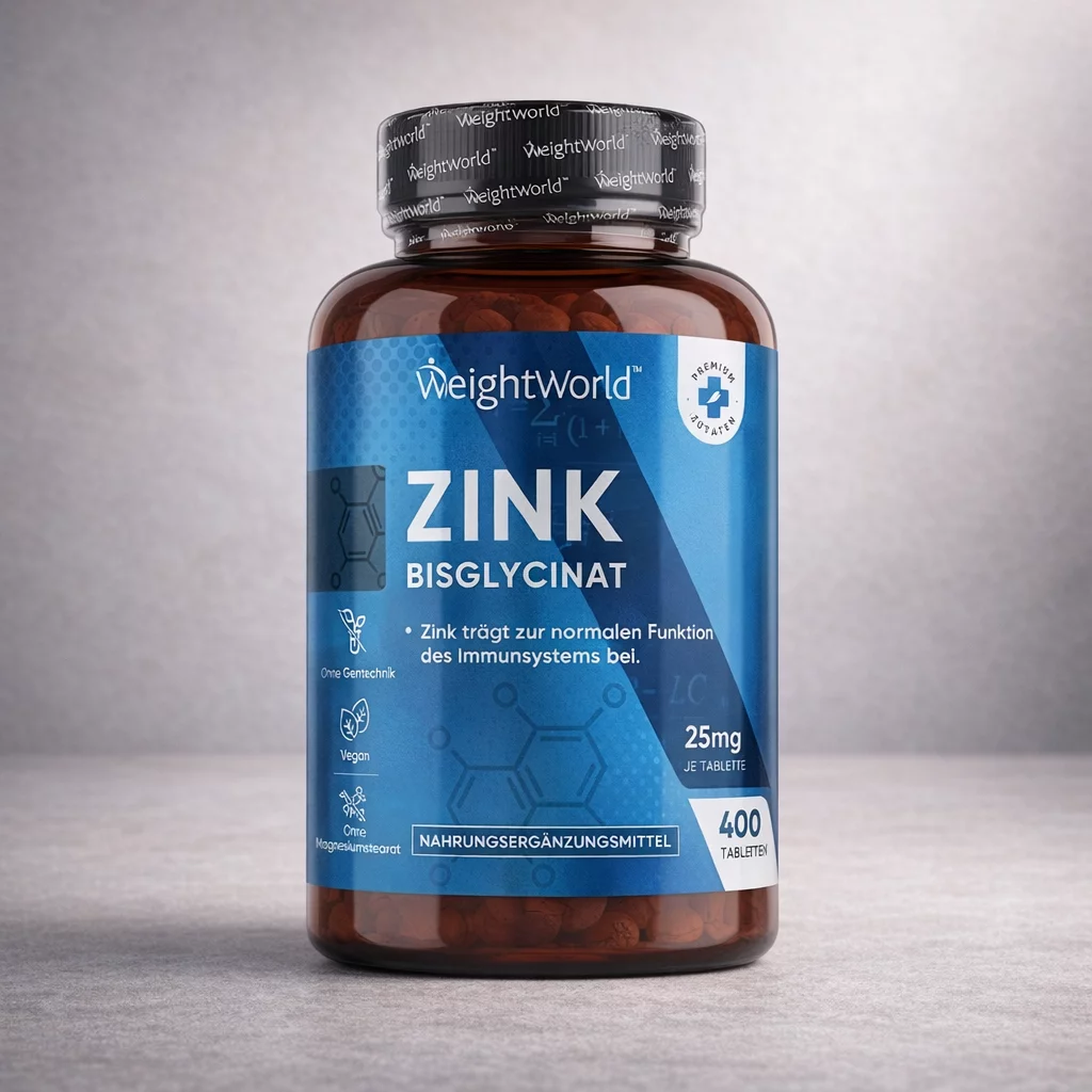 WeightWorld Zink Bisglycinat – Produktbild (Symbolbild)