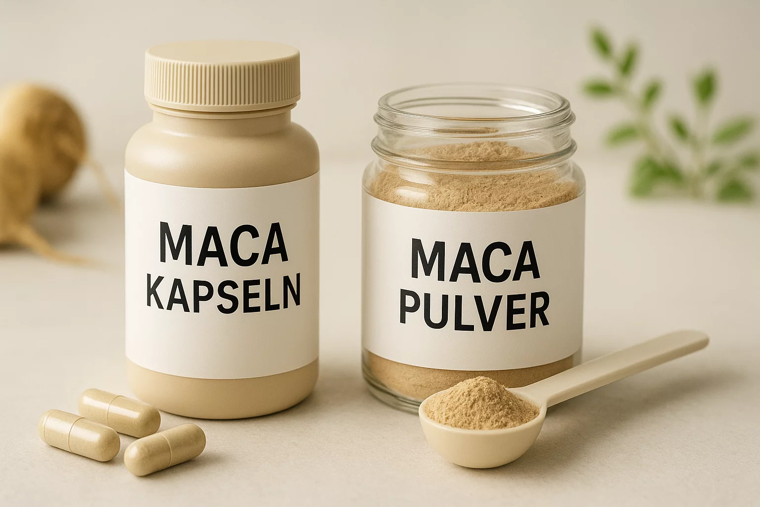Die 10 besten Maca‑Pulver und Kapseln 2025
